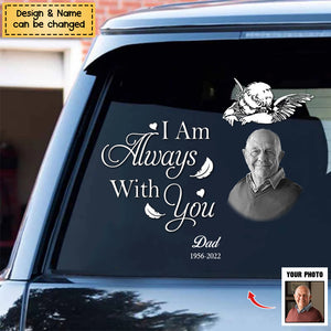 Your Wings Were Ready But My Heart Was Not-Personalized Memorial Photo Decal/Sticker