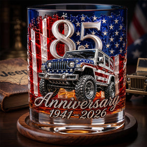 Celebrated 85th Anniversary Drinking Glass - Personalized Gifts