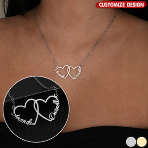 Personalized Heart Name Necklace