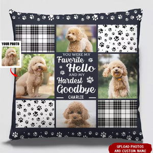 Custom Photo You Are Always My Favorite Hello - Memorial Personalized Custom Pillow
