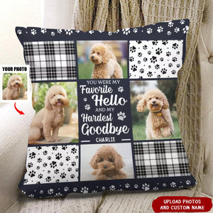 Custom Photo You Are Always My Favorite Hello - Memorial Personalized Custom Pillow