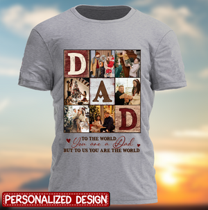 Dad Photo Collage Shirt, Personalized Gifts For Dad, Best Father's Day Gifts 2024, Fathers Day Photo Gifts
