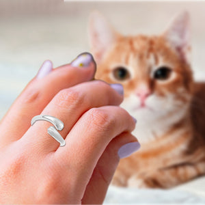 Personalized Paw Hug Ring -  Gift For Pet Lovers