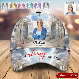 In Loving Memory - Personalized Custom Baseball Cap - Father's Day Gift For Dad