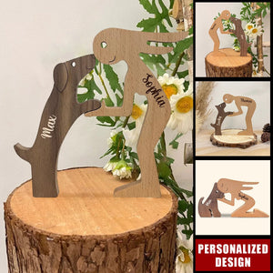 I Like Dogs,The Dog Is The God Of Frolic-Personalized Shaped Wooden Art Puzzle-Gift For Pet Owners, Pet Lovers