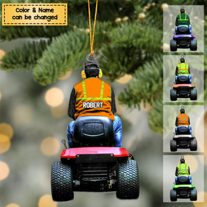 Personalized Lawn Mower Christmas/Car Ornament