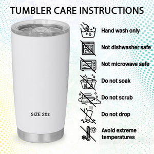 Personalized School Baseball Kid-Born To Play Baseball Stainless Steel Tumbler