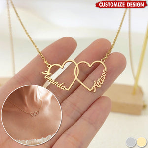 Personalized Heart Name Necklace