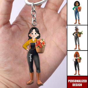 I'm A Plantaholic On The Road To Recovery-Personalized Keychain