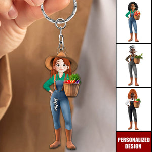 I'm A Plantaholic On The Road To Recovery-Personalized Keychain