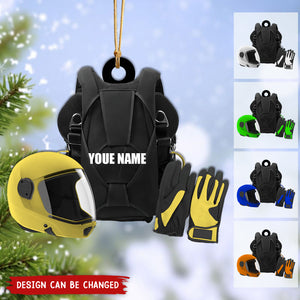Custom Personalized Skydiving Acrylic Ornament, Gift For Skydiving Lovers