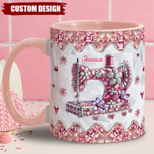 Love Sewing - Personalized Sewing Accent Mug