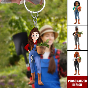 I'm A Plantaholic On The Road To Recovery-Personalized Keychain