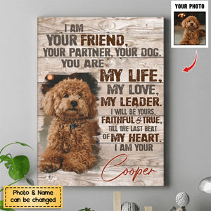 Custom Pet Portrait Poster, I Am Your Pet Personalized Photo Pet Gifts For Pet Owners