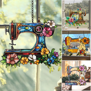 Cute Sewing Machine Suncatcher Ornament-Mother's Day Gift