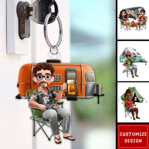 Making Memories One Campsite At A Time-Personalized Keychain