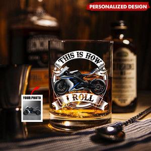 Personalized Upload Vehicle Photo Whiskey Glass-Gift For Car Lover