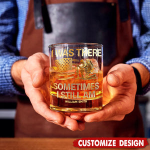 Proud Veteran - Personalized Veteran Whiskey Glass