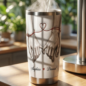 Never Forget That I Love You - Personalized Custom 3D Inflated Effect Tumbler