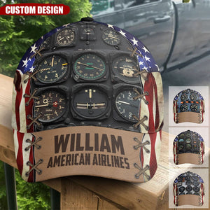 American Airline - Personalized Classic Cap - Gift For Airplane Lovers