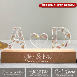 From Our First Kiss Till Our Last Breath-Personalized LED Night Light