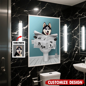 Important meeting - Personalized Dog Cat Photo Poster