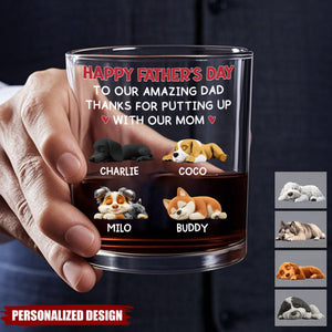 Putting Up With-Personalized Whiskey Glass