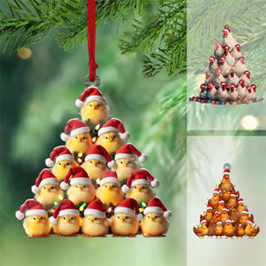 2024 New Release - Chicken Christmas Tree Ornament
