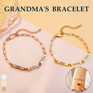 Personalized Mini Name Bar Bracelet