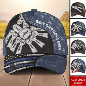 Best Papa Ever-Personalized Classic Cap