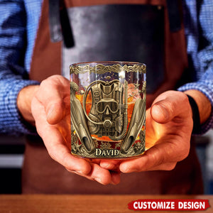 Scuba Diving Life - Personalized Scuba Diving Whiskey Glass