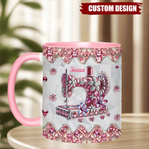 Love Sewing - Personalized Sewing Accent Mug