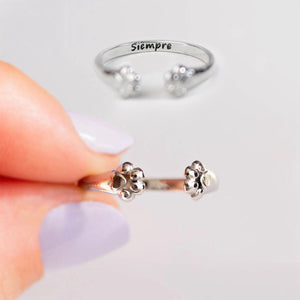 Personalized Paw Hug Ring -  Gift For Pet Lovers