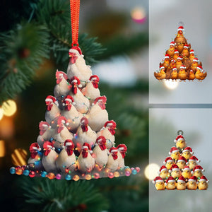 2024 New Release - Chicken Christmas Tree Ornament