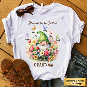 Happiness Is Being Called Grandma - Personalized T-Shirt - Mother's Day Gift
