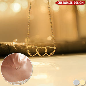 Personalized Heart Name Necklace
