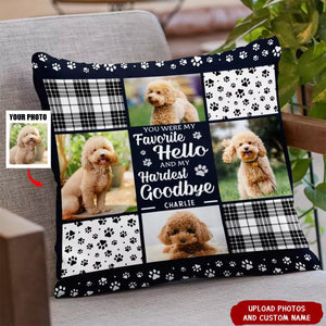 Custom Photo You Are Always My Favorite Hello - Memorial Personalized Custom Pillow