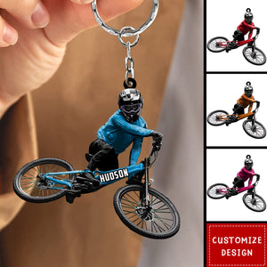 Personalized Mountain Bike Keychain-Gift for Biker-2025 New Release