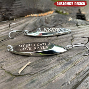 Personalized Engraved Fishing Lure - Gifts For Fishing Lover