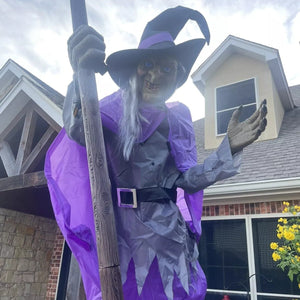 Halloween Props Garden Flying Witch