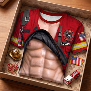 Firehouse Hero Shirt - Personalized Gifts For Firefighter