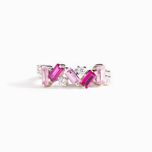 For Self - I Am Enough Pink Diamond Ring