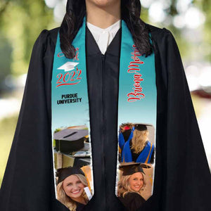 Custom Photo Class of 2023 Stoles Sash For Graduation Day, T368 HN590