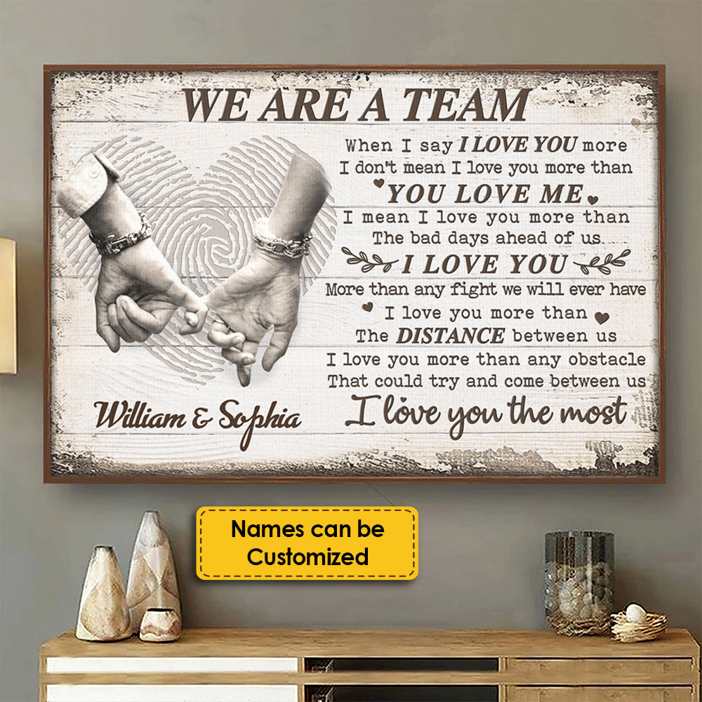 I Love You More Than Any Fight We Will Ever Have - Gift For Couples, Personalized Poster