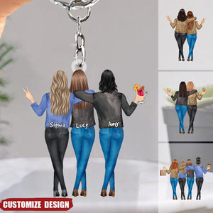 My Sister Is You - Personalized Acrylic keychain - Gift For Sisters