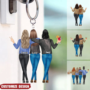 My Sister Is You - Personalized Acrylic keychain - Gift For Sisters