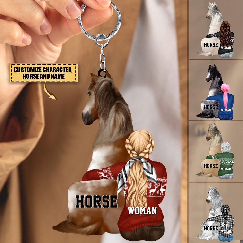 Horse You're My Person - I Always Have A Friend In The Barn, Personalized Acrylic Keychain