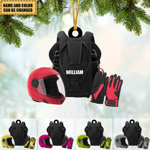 Custom Personalized Skydiving Acrylic Ornament, Gift For Skydiving Lovers