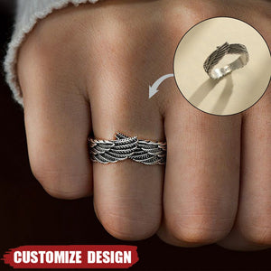 Hug From Heaven Wing Memorial Ring