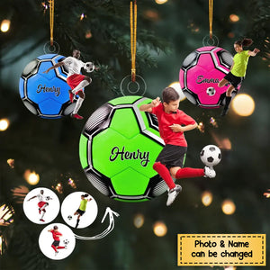 Soccer Players Personalized Christmas Ornament - Gift For Soccer Players, Soccer Lovers, Family Members